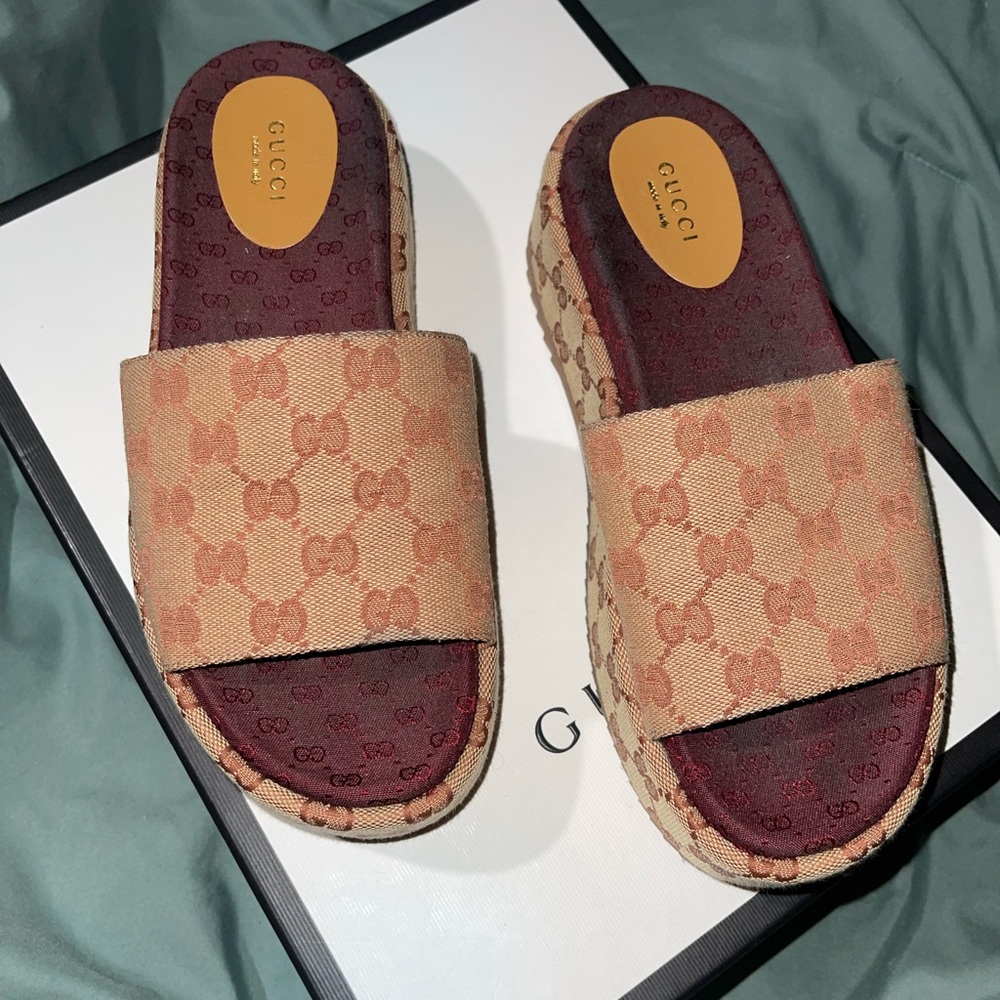 Gucci Original Angelina Platform Sandals